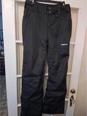 Arctix Women's Tall Fit 3K Insulated Snow Pants Size Medium Black Ski Wear H1
